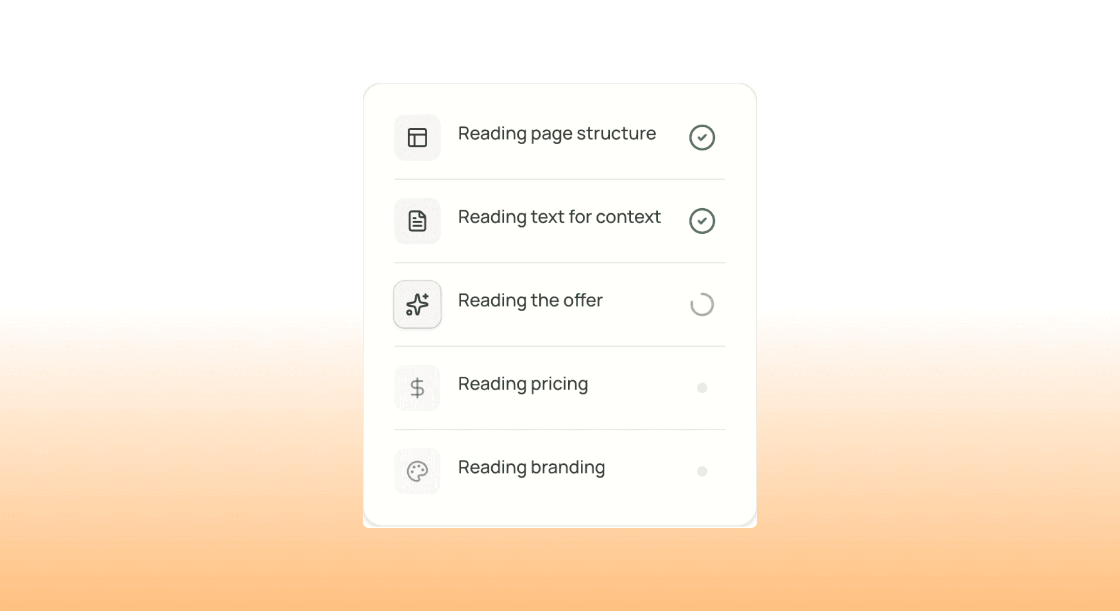 Step 2: AI scans your website content